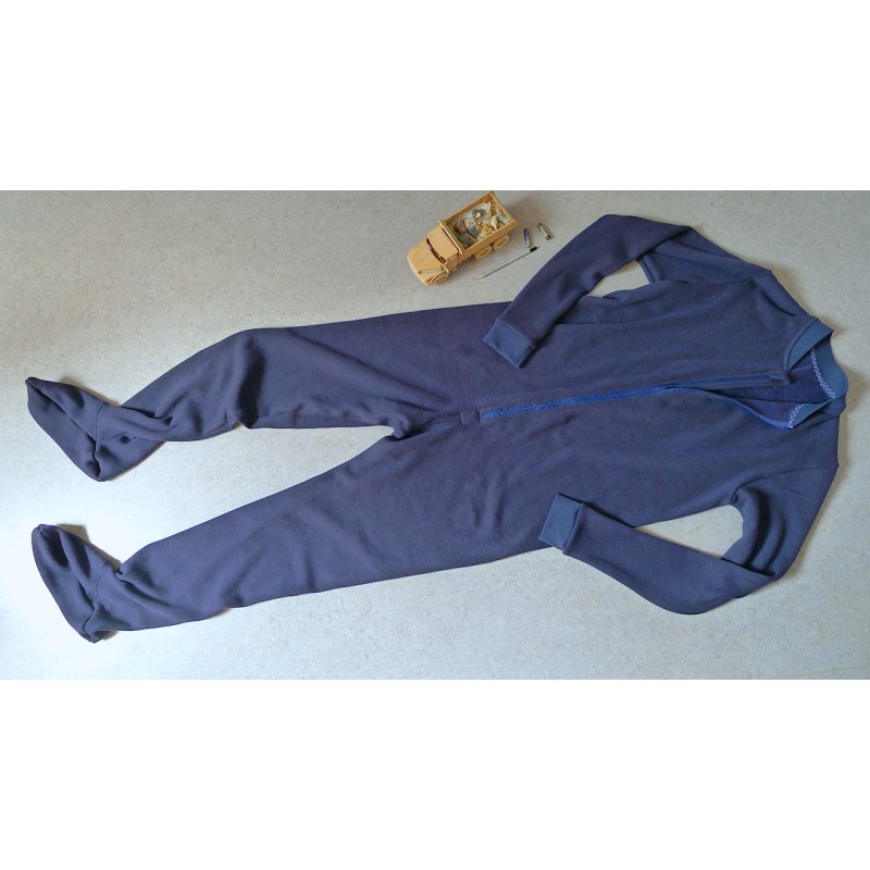 Bio-Frottee Schlafoverall in Übergrößen