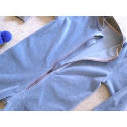 Bio-Nicki Schlafoverall in Übergrößen